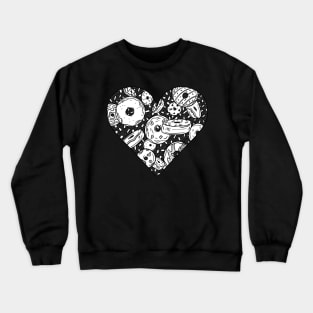 Donut Heart Crewneck Sweatshirt